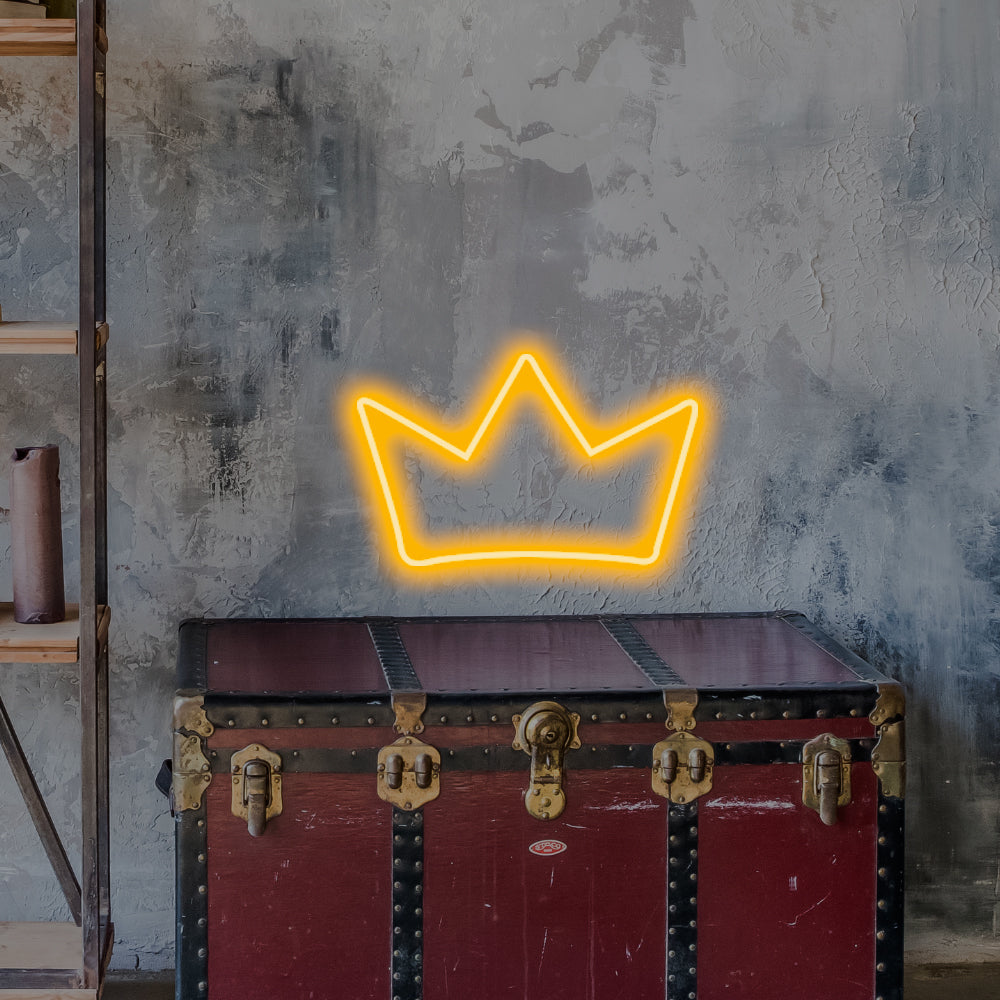 Crown LED Desktop Neon Sign - Planet Neon Made in London Neon Signs
