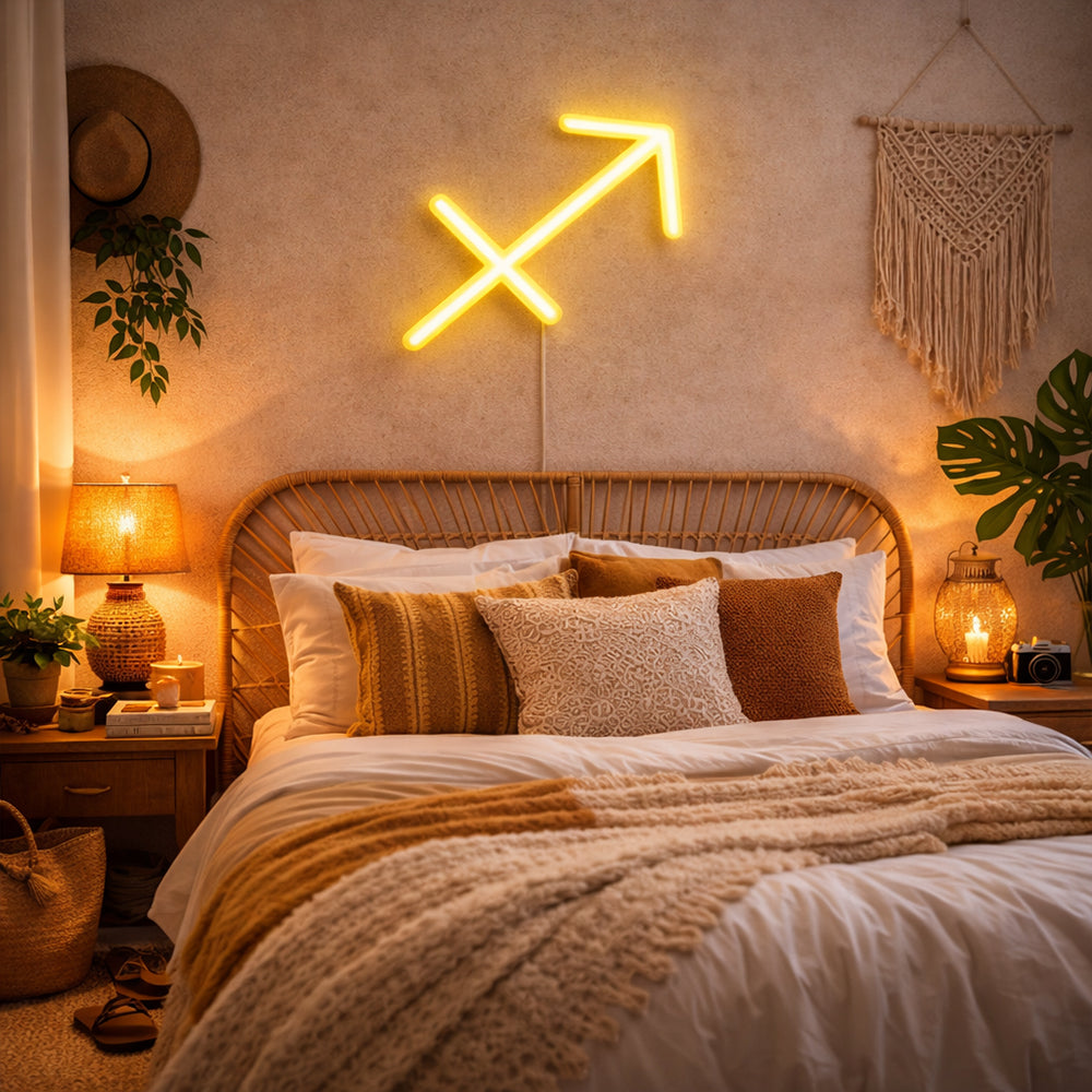 Sagittarius LED Neon Sign - Made in London Zodiac Neon Signs