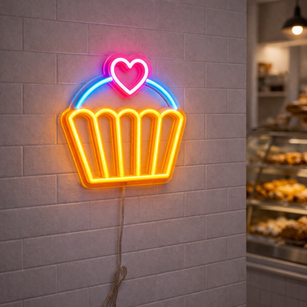 Cupcake LED Neon Sign