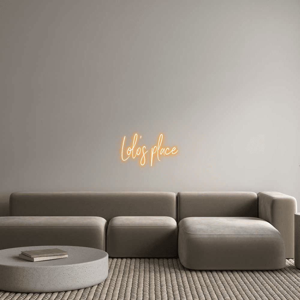 Custom Neon Sign Online Editor Lolos plass - Planet Neon