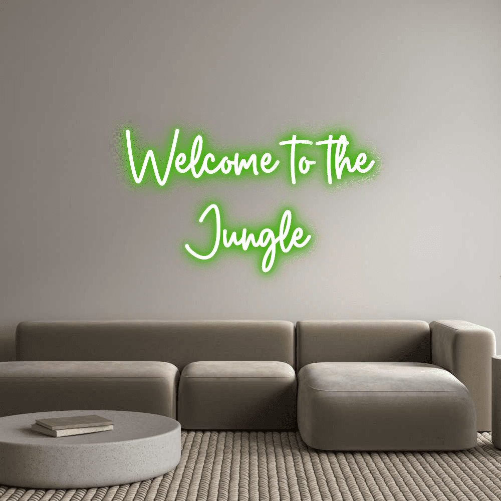 Custom Neon Sign Online Editor Velkommen til... - Planet Neon