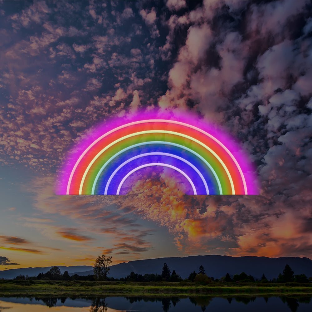 Rainbow LED Neon Sign - Planet Neon Made in London Neon Signs - Planet Neon