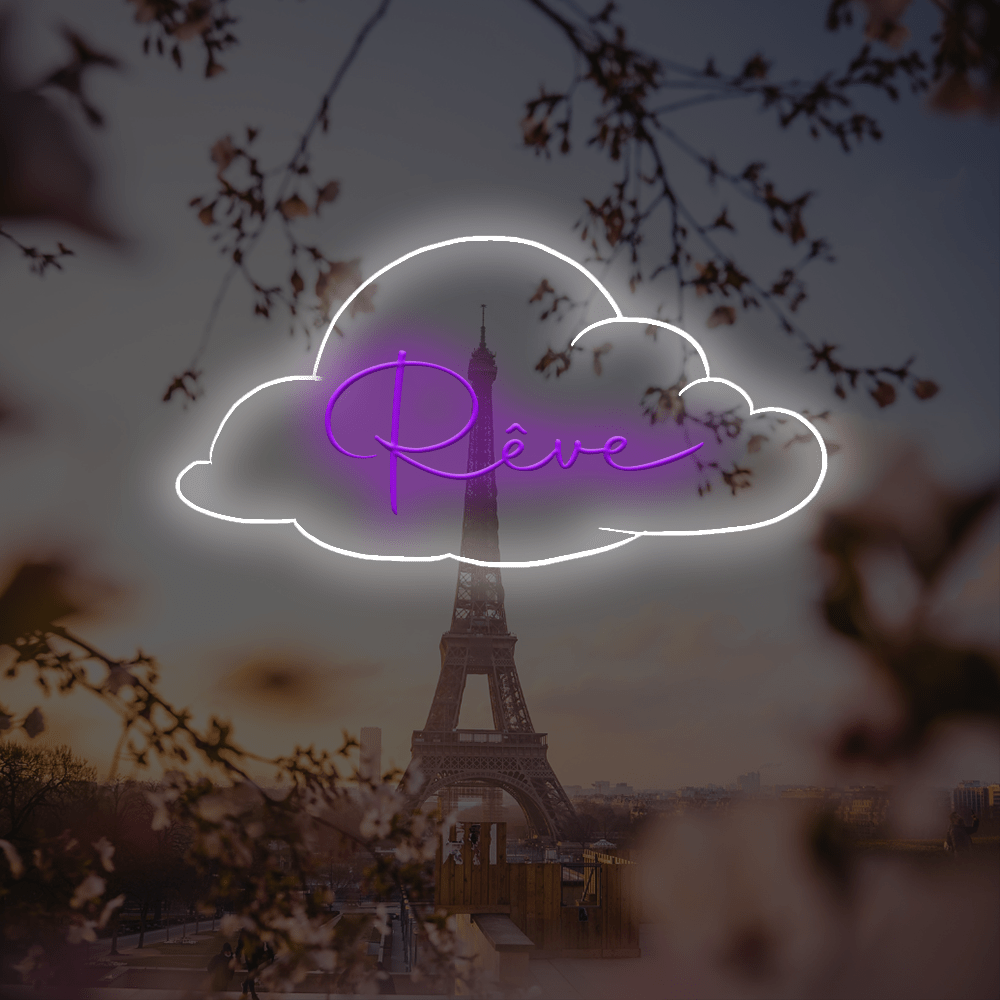 Rêve French LED Neon Sign - Made in London Neon Signs - Planet Neon