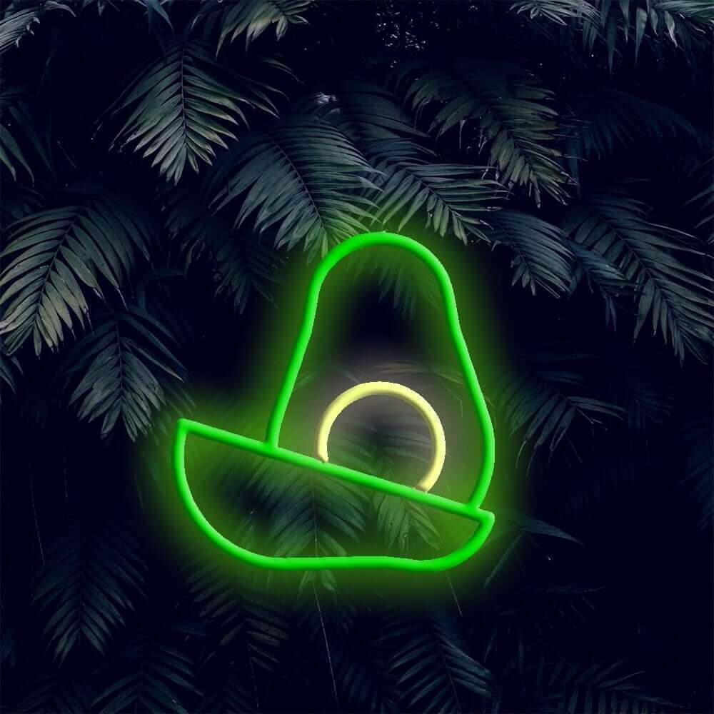 Avocado LED Neon Sign - Made in London Food Restaurants Neon Signs - Planet Neon