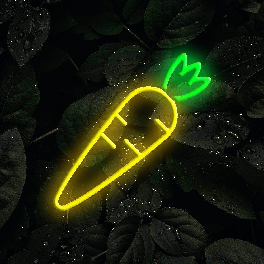 Carrot LED Neon Sign - Made in London Food Restaurants Neon Signs - Planet Neon