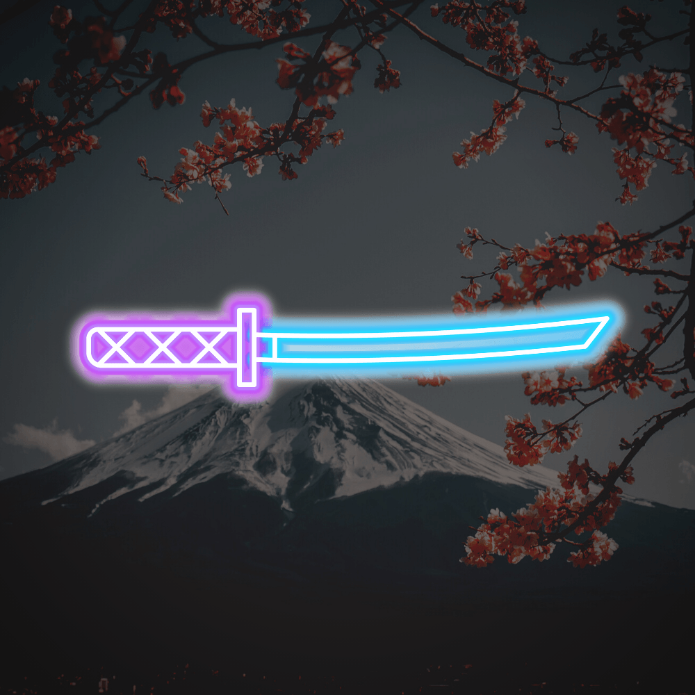 Katana LED-Neonschild – Planet Neon