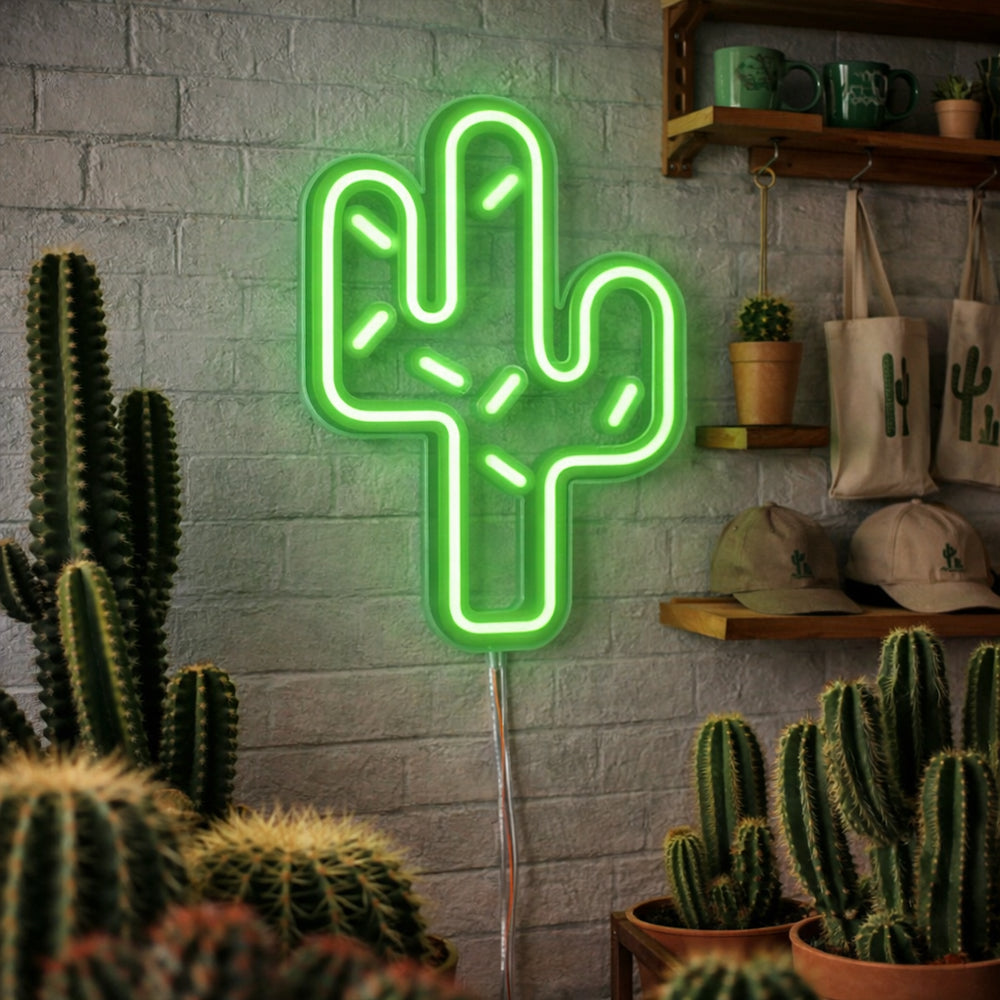 Cactus LED Neon Sign - Planet Neon Made in London Neon Signs