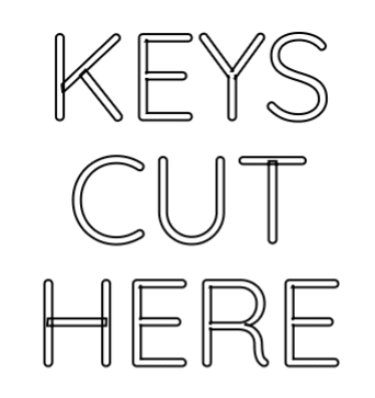 Custom Neon Sign Online Editor NØKLER Klipp HER - Planet Neon
