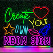 Custom Neon Sign Made in London | Online Editor | Create Your Own  LED Neon Light