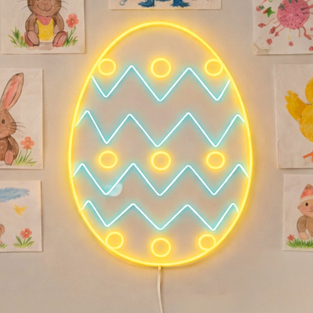 Easter Egg LED Neon Sign - Made in London Decorations Neon Signs