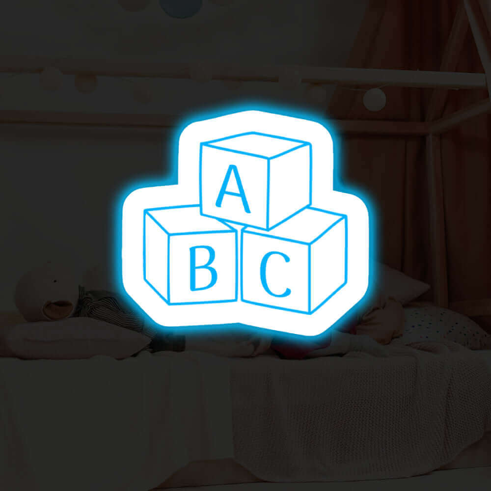 ABC Backlit LED Neon Sign - Planet Neon