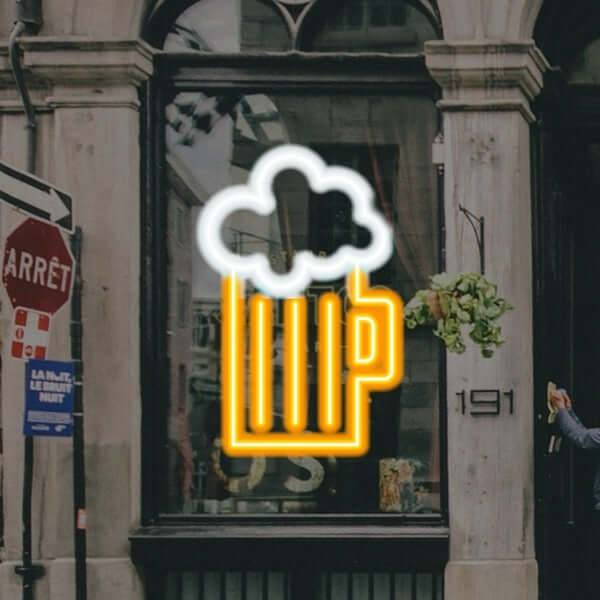 Beer Mug LED Neon Sign - Planet Neon