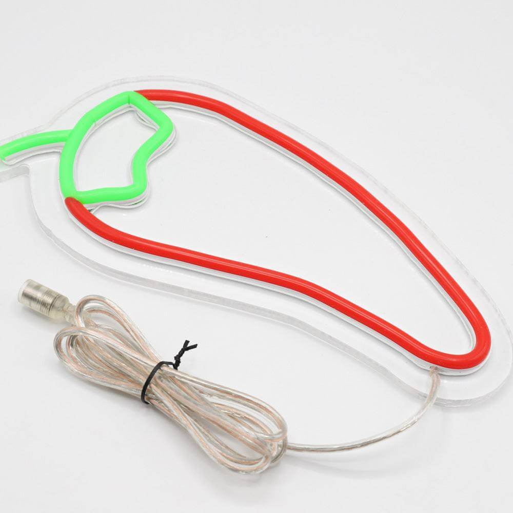 Chilli Pepper LED Neon Sign - Made in London Food Restaurants Neon Signs - Planet Neon