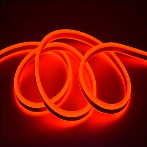 I LumoS 8x16mm RED Flexible IP65 Dimmable Double Sided LED Neon Strip Light 12V DC 9W/m - Planet Neon