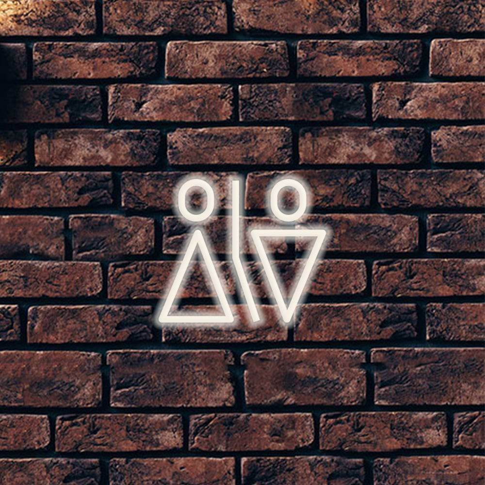 WC Minimalistic LED Neon Sign - Planet Neon